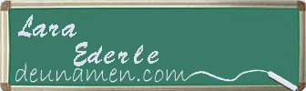 Lara Ederle Visitenkarte